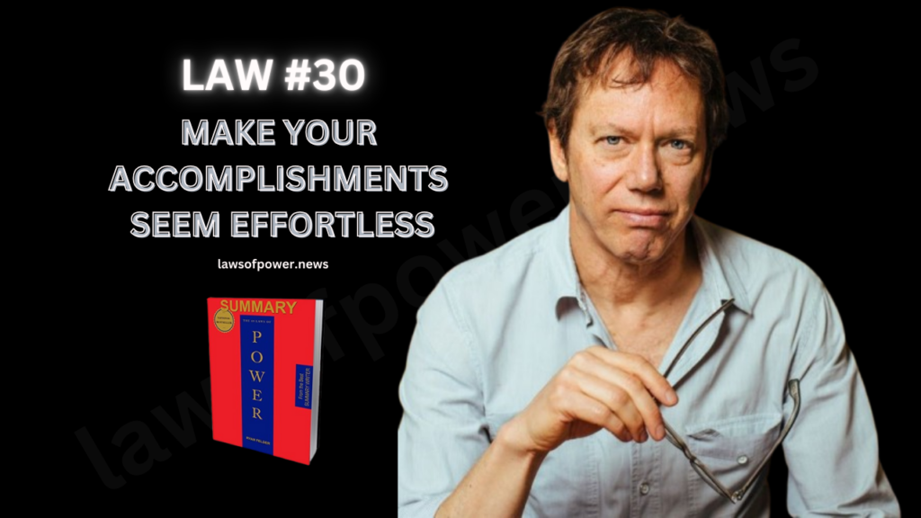 The 48 Laws of Power by Robert Greene | LAW #30