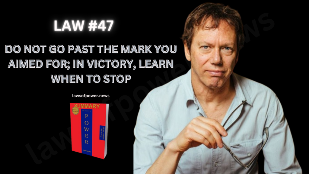 The 48 Laws of Power by Robert Greene | LAW #47